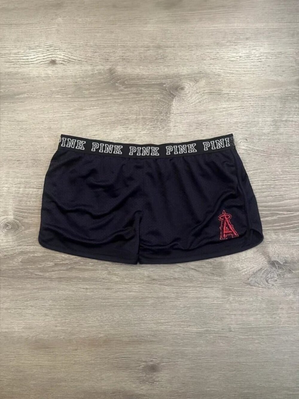 Victoria's Secret PINK MLB Mesh Shorts (Los Angeles Angels of Anaheim)